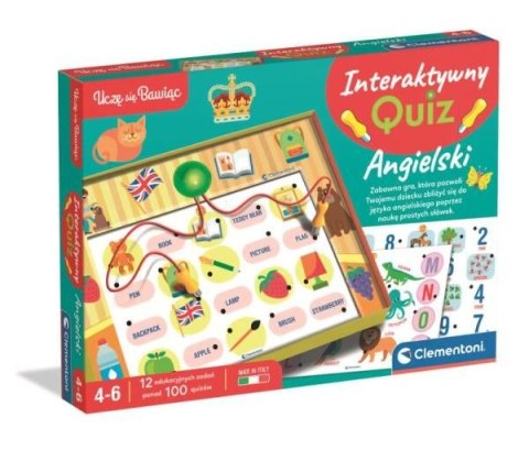 Gra edukacyjna Clementoni Quiz angielski (50943) Gra edukacyjna Clementoni Quiz angielski (50943)