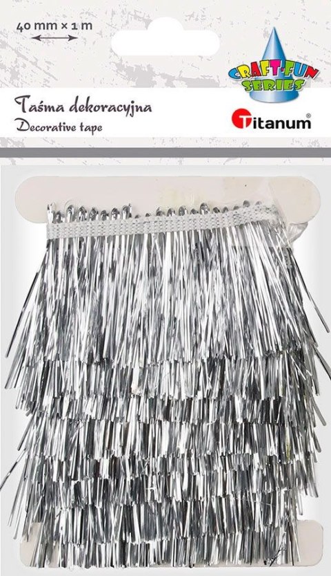 Ozdoba piankowa Titanum Craft-Fun Series Taśma plastikowe frędzle (23BR1218-3) Ozdoba piankowa Titanum Craft-Fun Series Taśma plastikowe frędzle (23BR1218-3)