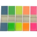 Zakładka indeksująca PP 12x45mm 5 kolorów fluo Zakładka indeksująca PP 12x45mm 5 kolorów fluo