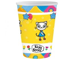 Kubek jednorazowy Godan Kicia Kocia papier 250ml (PM-KKKO)