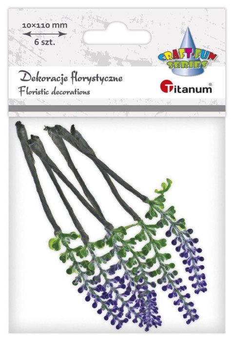 Ozdoba na piku Titanum Craft-Fun Series kwiaty wrzosu (DIY-E-24 (28)) Ozdoba na piku Titanum Craft-Fun Series kwiaty wrzosu (DIY-E-24 (28))