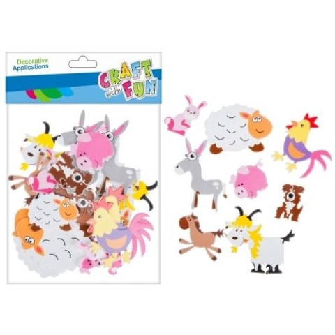 Naklejka (nalepka) Craft Fun piankowa zwierzęta domowe (463445) Naklejka (nalepka) Craft Fun piankowa zwierzęta domowe (463445)