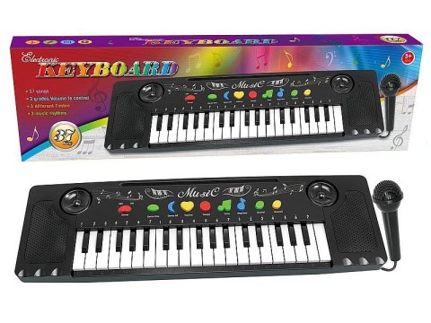 Organy Adar 37 klawiszy, z mikrofonem, na baterie (579576) Organy Adar 37 klawiszy, z mikrofonem, na baterie (579576)