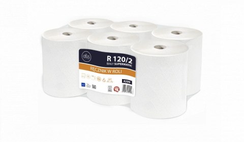 Ręcznik rolka Ellis Professional supermatic celuloza kolor: biały (4299) Ręcznik rolka Ellis Professional supermatic celuloza kolor: biały (4299)