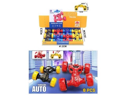 Samochód Bigtoys przewrotka 15cm 4 kolory (BA8895) Samochód Bigtoys przewrotka 15cm 4 kolory (BA8895)