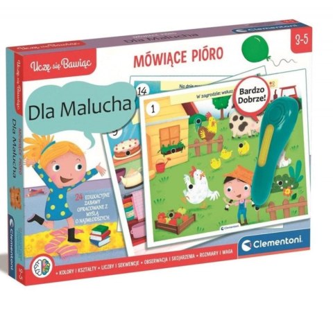 Gra edukacyjna Clementoni Mówiące pióro dla malucha (50944) Gra edukacyjna Clementoni Mówiące pióro dla malucha (50944)