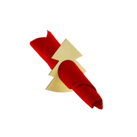 Serwetnik obrączki na serwetki choinki gwiazdki 4szt. Arpex (BN1505)