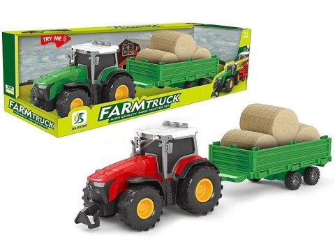 Traktor Adar z przyczepą, światło, dźwięk, napęd na koło zam (586956) Traktor Adar z przyczepą, światło, dźwięk, napęd na koło zam (586956)