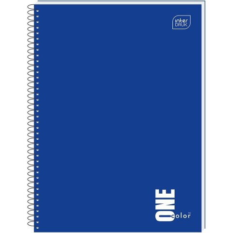 Kołozeszyt (kołonotatnik) ONE COLOR 80# A6 80k. 70g krata Interdruk