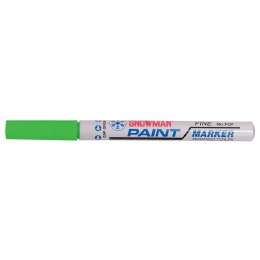 Marker olejowy Snowman średni zielony zielony 1-1,5mm okrągła końcówka