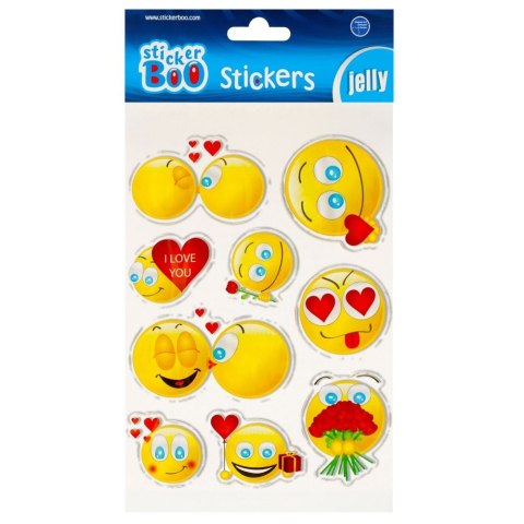 Naklejka (nalepka) S-Boo Jelly Emotikony Stickerboo (493720)