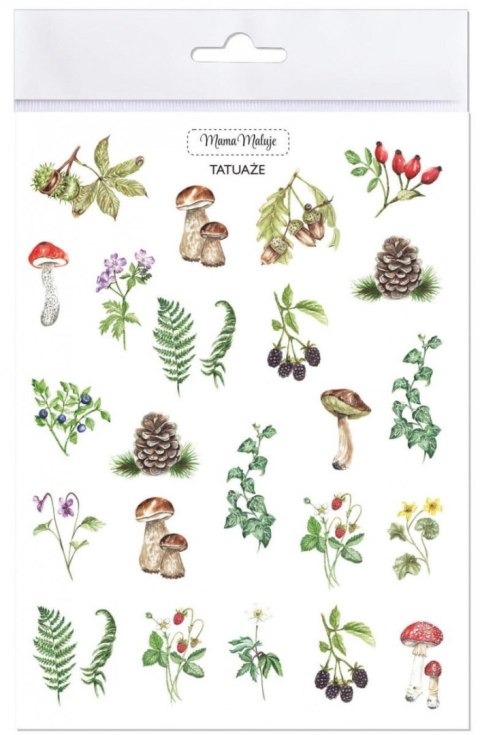 Tatuaż Leśne botaniczne Tatuaż Leśne botaniczne