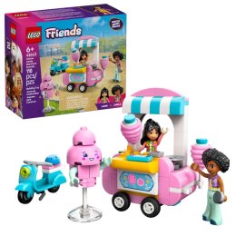 Klocki konstrukcyjne Friends Stoisko z watą cukrową i skuter Lego (42643)