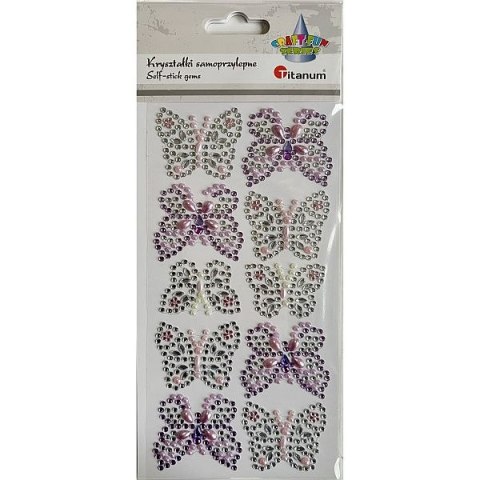Kryształki Craft-Fun Series motyle mix Titanum (24MH03214)