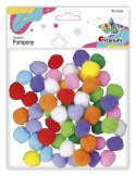 Pompony Titanum Craft-Fun Series Pastelowe poliestrowe mix 60 szt (20TH1020-13) Pompony Titanum Craft-Fun Series Pastelowe poliestrowe mix 60 szt (20TH1020-13)
