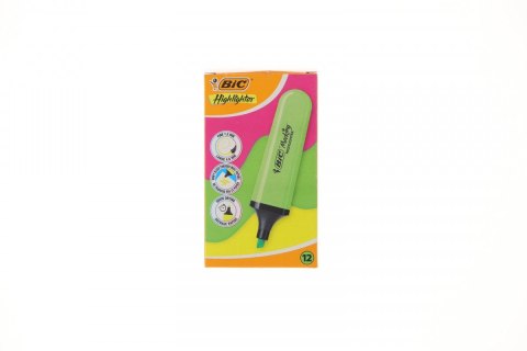 Zakreślacz Bic FLAT HIGHLIGHTER 12 szt 3086123742888 zielony (517964 neon zielony) Zakreślacz Bic FLAT HIGHLIGHTER 12 szt 3086123742888 zielony (517964 neon zielony)