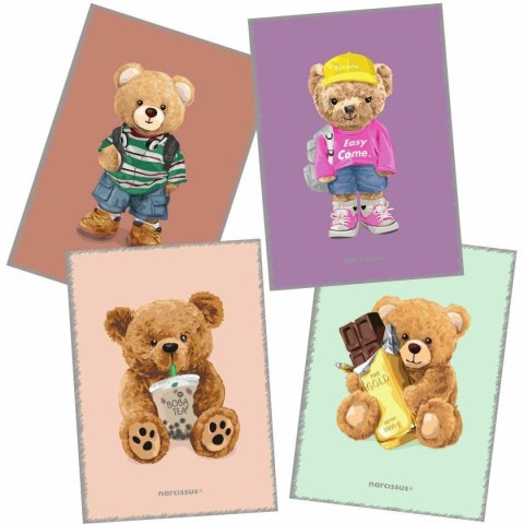 Zeszyt Narcissus Teddies A4 60k. 80g krata Zeszyt Narcissus Teddies A4 60k. 80g krata
