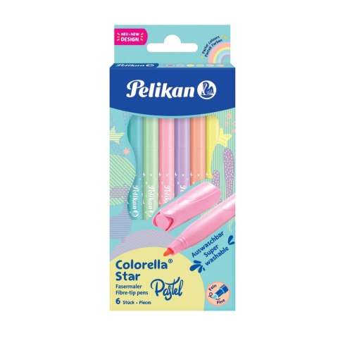 Flamaster Pelikan Colorella C302 pastel 822282 6 kol. (300009804) Flamaster Pelikan Colorella C302 pastel 822282 6 kol. (300009804)