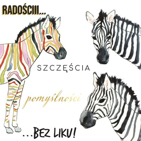 Kartka składana Henry KARNET HS ZEBRY C5 (5907465665872) Kartka składana Henry KARNET HS ZEBRY C5 (5907465665872)