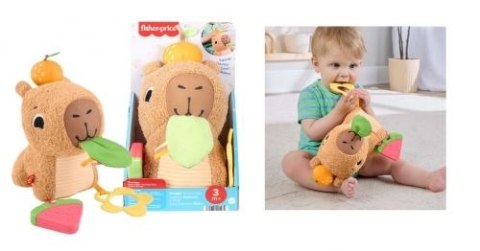 Pluszak Fisher Price KAPIBARA SENSORYCZNA PRZYTULANKA (HYR54) Pluszak Fisher Price KAPIBARA SENSORYCZNA PRZYTULANKA (HYR54)