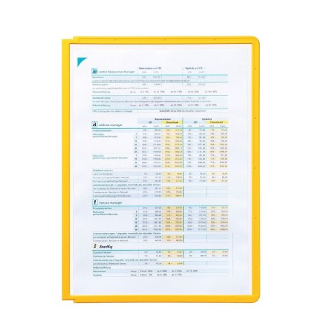 Prezenter Durable żółty A4 (5606-04) Prezenter Durable żółty A4 (5606-04)