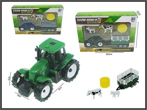 Traktor Hipo 16cm z akcesoriami (H13606) Traktor Hipo 16cm z akcesoriami (H13606)