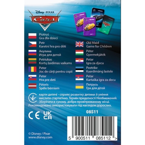 Karty Cars Piotruś Trefl (08511) 25 sztuk Karty Cars Piotruś Trefl (08511) 25 sztuk