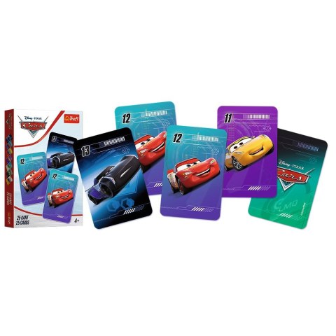 Karty Cars Piotruś Trefl (08511) 25 sztuk Karty Cars Piotruś Trefl (08511) 25 sztuk