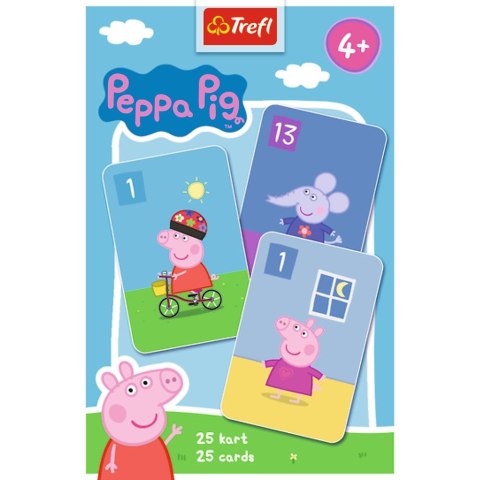 Karty świnka Peppa Piotruś Trefl (08506) 25 sztuk Karty świnka Peppa Piotruś Trefl (08506) 25 sztuk