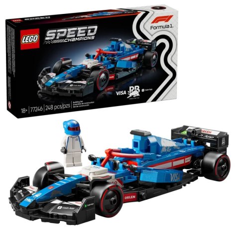 Klocki konstrukcyjne Speed Champions Bolid F1® Visa Cash App RB VCARB 01 Lego (77246)