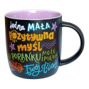 Kubek wielokrotnego użytku Kukartka KUBEK TABLICOWY 360ml (5901924498551) Kubek wielokrotnego użytku Kukartka KUBEK TABLICOWY 360ml (5901924498551)