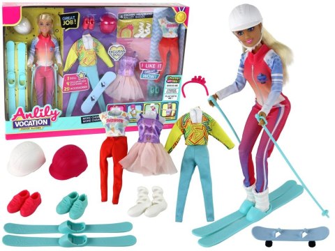 Lalka Lean Anlily 4 Sporty Narty Snowboard Joga Balet Akcesoria (16186) Lalka Lean Anlily 4 Sporty Narty Snowboard Joga Balet Akcesoria (16186)