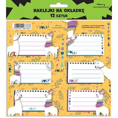 Naklejka na zeszyt Henry 2 Lamy (5905701487783) Naklejka na zeszyt Henry 2 Lamy (5905701487783)