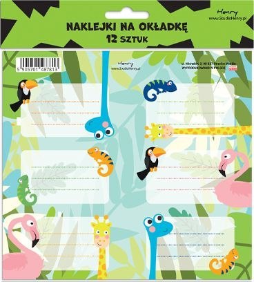 Naklejka na zeszyt Henry 2 Żyrafa (5905701487813) Naklejka na zeszyt Henry 2 Żyrafa (5905701487813)