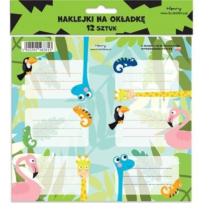 Naklejka na zeszyt Henry 2 Żyrafa (5905701487813) Naklejka na zeszyt Henry 2 Żyrafa (5905701487813)
