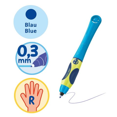 Pióro kulkowe Pelikan Dla Praworęcznych Griffix neon fresh blue (400191571) Pióro kulkowe Pelikan Dla Praworęcznych Griffix neon fresh blue (400191571)