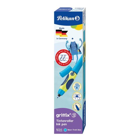 Pióro kulkowe Pelikan Dla Praworęcznych Griffix neon fresh blue (400191571) Pióro kulkowe Pelikan Dla Praworęcznych Griffix neon fresh blue (400191571)