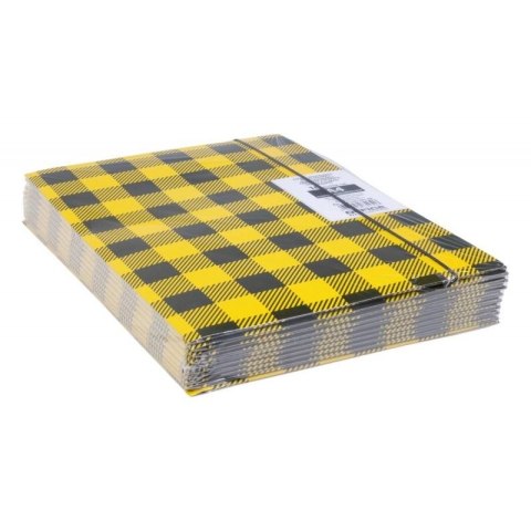 Teczka kartonowa na gumkę w kratę A4 mix 320g Office Products (21191341-99) Teczka kartonowa na gumkę w kratę A4 mix 320g Office Products (21191341-99)
