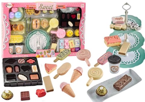 Artykuły kuchenne Lean Cukiernia Kawiarnia Zestaw Słodycze Figurki Kawa Ciasto 50 ele. (18134) Artykuły kuchenne Lean Cukiernia Kawiarnia Zestaw Słodycze Figurki Kawa Ciasto 50 ele. (18134)