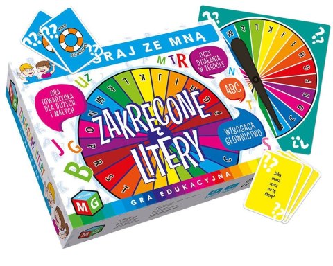 Gra edukacyjna ZAKRĘCONE LITERY Multigra Gra edukacyjna ZAKRĘCONE LITERY Multigra
