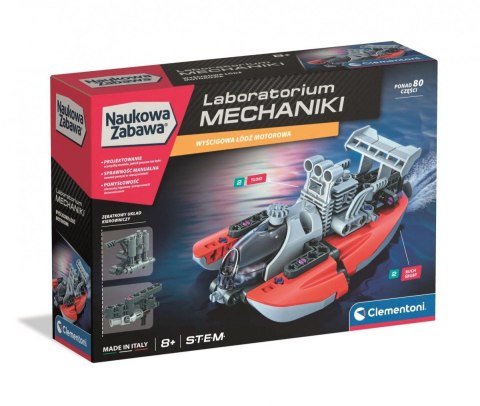 Klocki konstrukcyjne Clementoni Laboratorium Mechaniki Motorówka (CLM50247) Klocki konstrukcyjne Clementoni Laboratorium Mechaniki Motorówka (CLM50247)