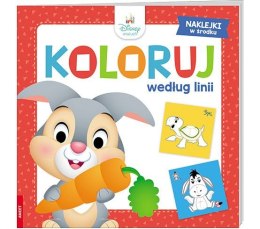 Książka dla dzieci Ameet Disney Maluch. Koloruj Według Linii (COLN 9201)