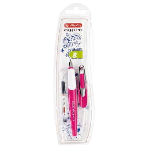 Pióro wieczne Herlitz My Pen 50046812l różowo białe L (300006790) Pióro wieczne Herlitz My Pen 50046812l różowo białe L (300006790)