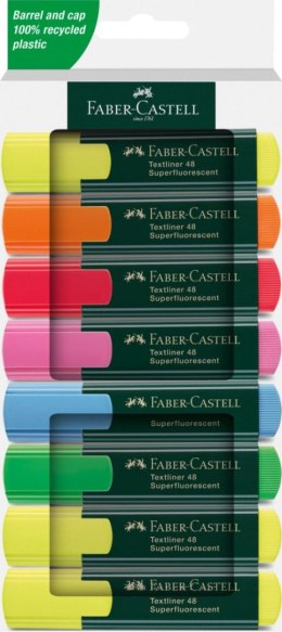 Zakreślacz Faber Castell Neon 8 kol. mix 1,0-5,0mm (254848 FC)