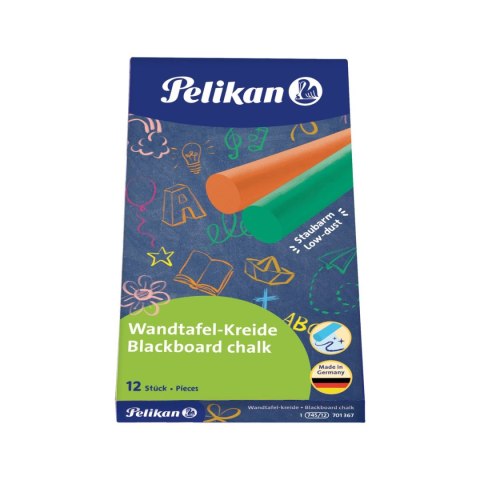 Kreda Pelikan bezpyłowa kolor: mix 12 szt (400142595) Kreda Pelikan bezpyłowa kolor: mix 12 szt (400142595)