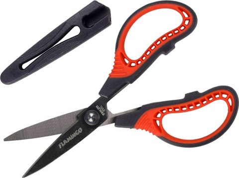 Nożyczki z zatyczką na ostrzu 16,5cm Flamingo (SH058.03XA) Nożyczki z zatyczką na ostrzu 16,5cm Flamingo (SH058.03XA)
