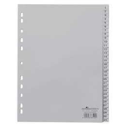 Przekładka numeryczna Durable A4 szara (652310)