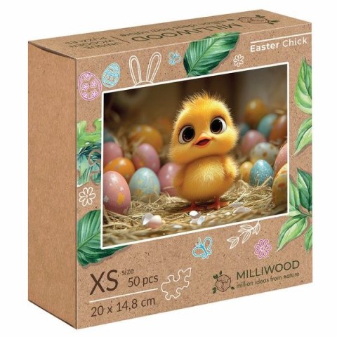 Puzzle Multigra drewniane Wielkanocny kurczaczek 50 el. Puzzle Multigra drewniane Wielkanocny kurczaczek 50 el.
