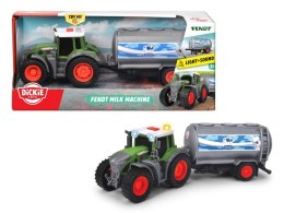 Traktor Dickie z przyczepą na mleko 26cm (373-4000)