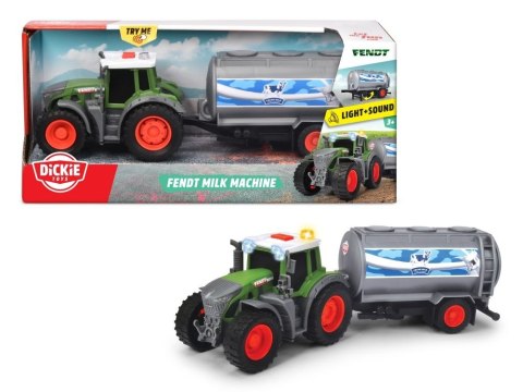 Traktor Dickie z przyczepą na mleko 26cm (373-4000) Traktor Dickie z przyczepą na mleko 26cm (373-4000)